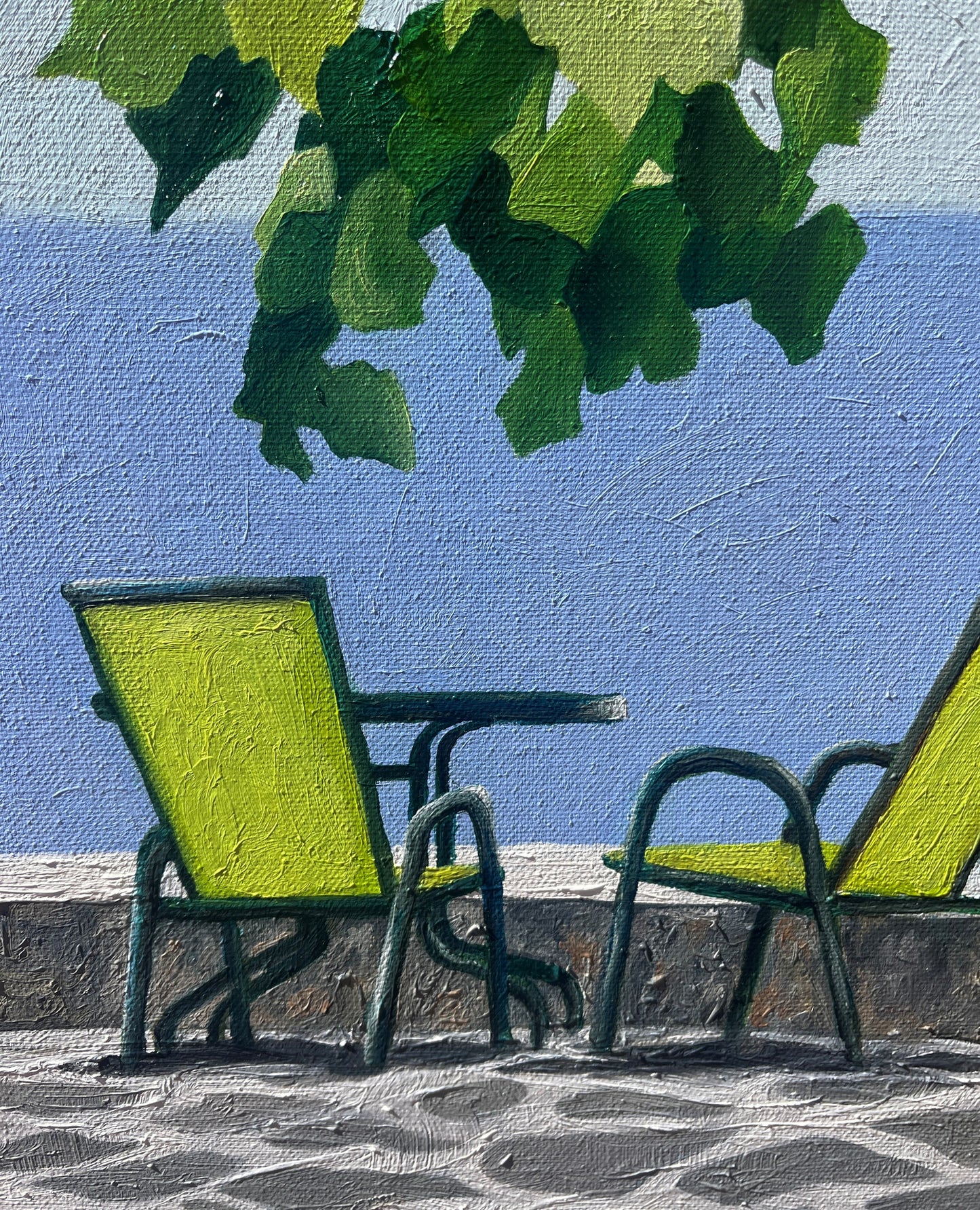 Through The Grapevine - Original Oil Painting by Trisha Lambi