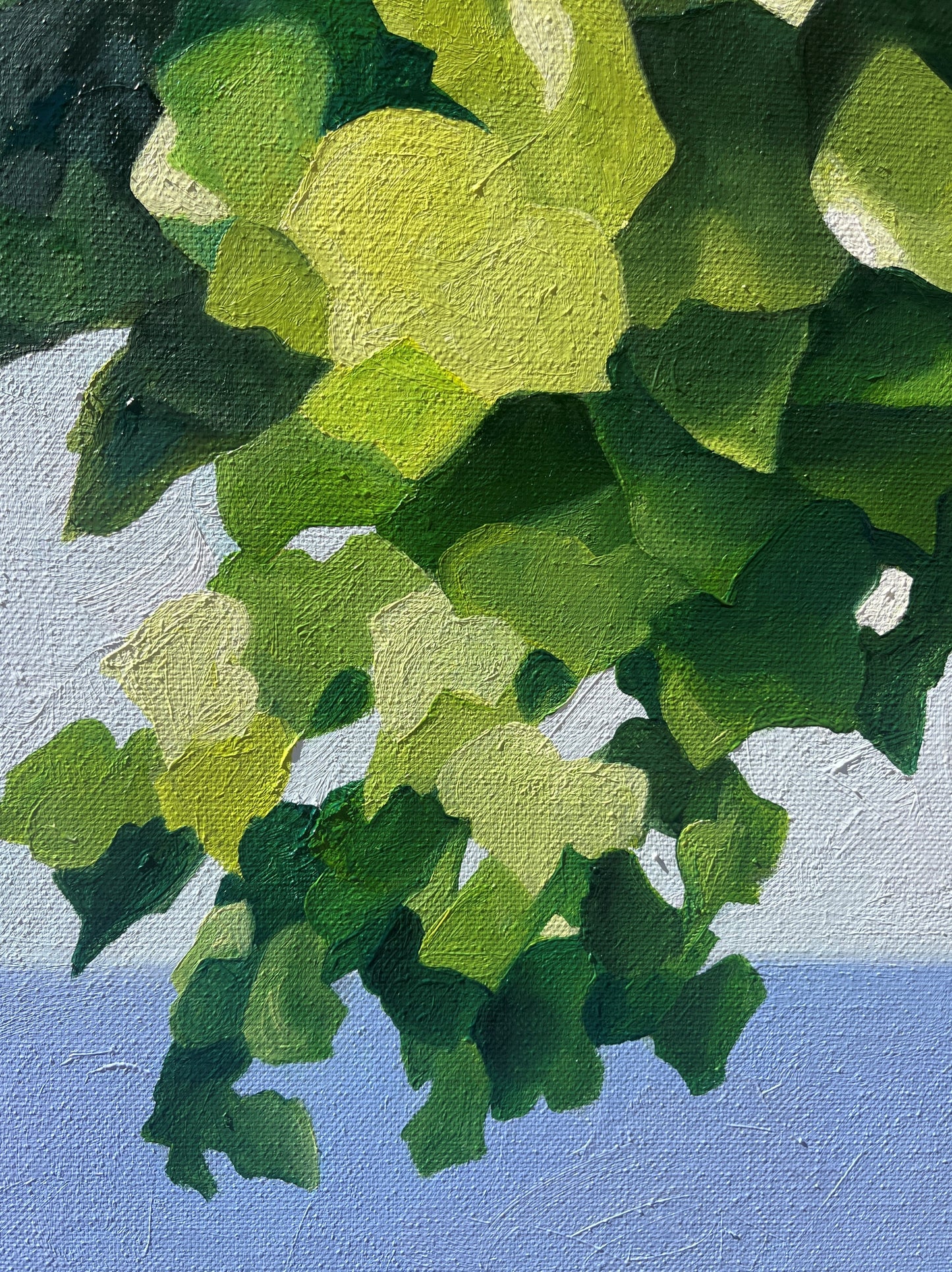 Through The Grapevine - Original Oil Painting by Trisha Lambi