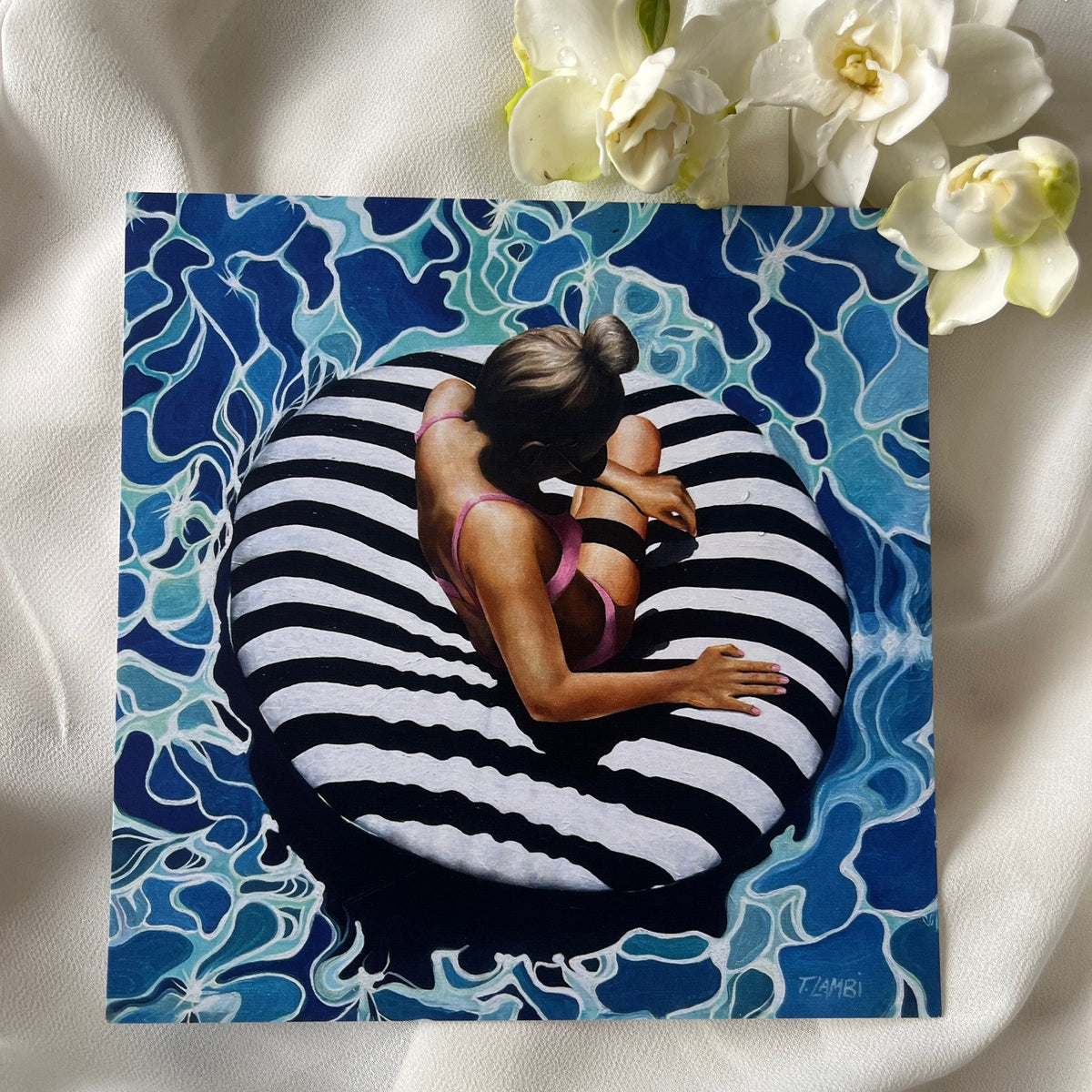 Lazy Dazy Crazy Postcard | Premium 400gsm heavyweight cardstock